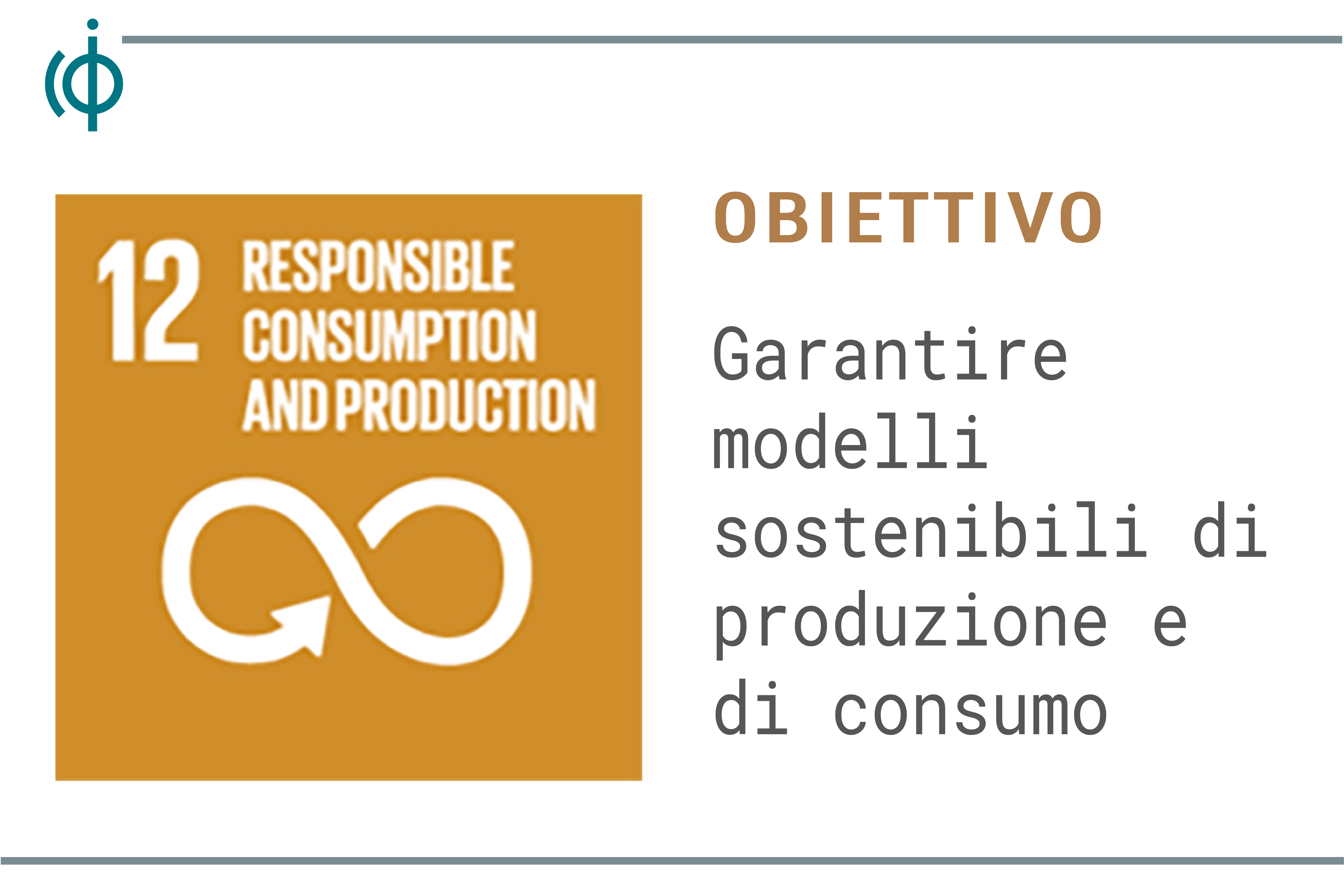 consumo e produzione responsabile